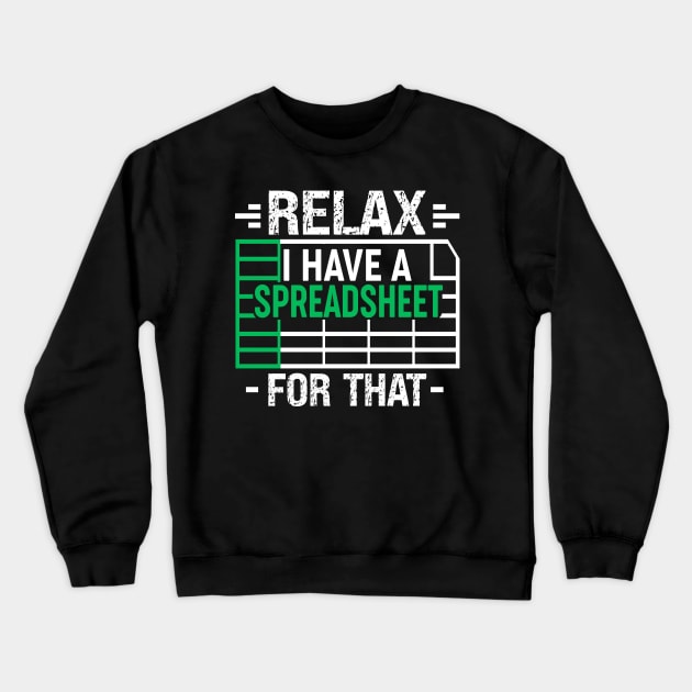 Spreadsheet Crewneck Sweatshirt by frankjoe